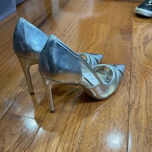 Aldo silver heels